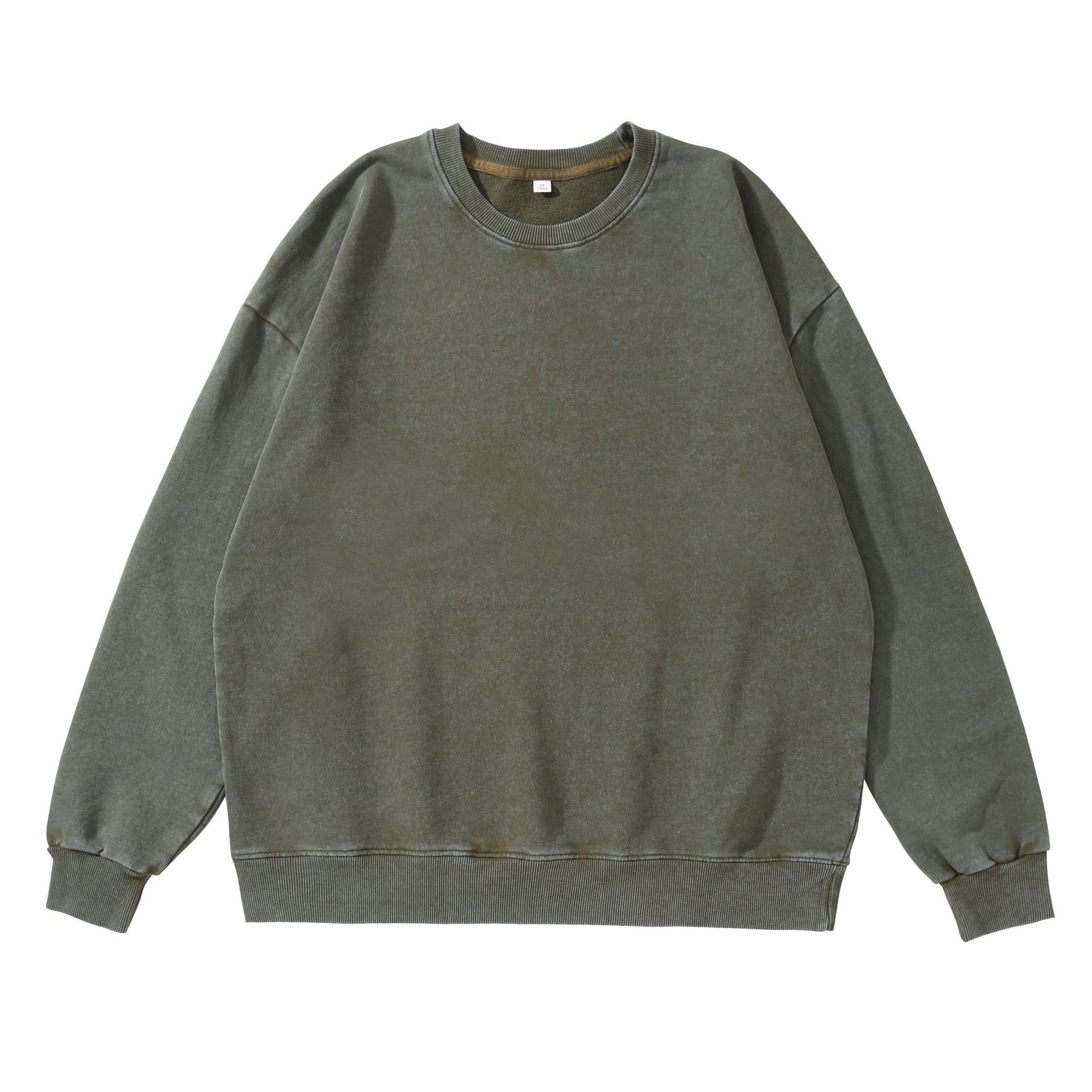 Manufacturers Custom Logo Oversized Acid Wash Distressed Hoodies Unisex High Quality Anti-shrink Winter Hoodies For Men