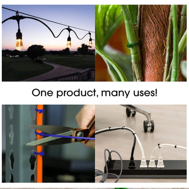 New Trend Fire Rating 94-V Acid Resistant Tie Plastic Tie Nylon Cabl Cable Ties