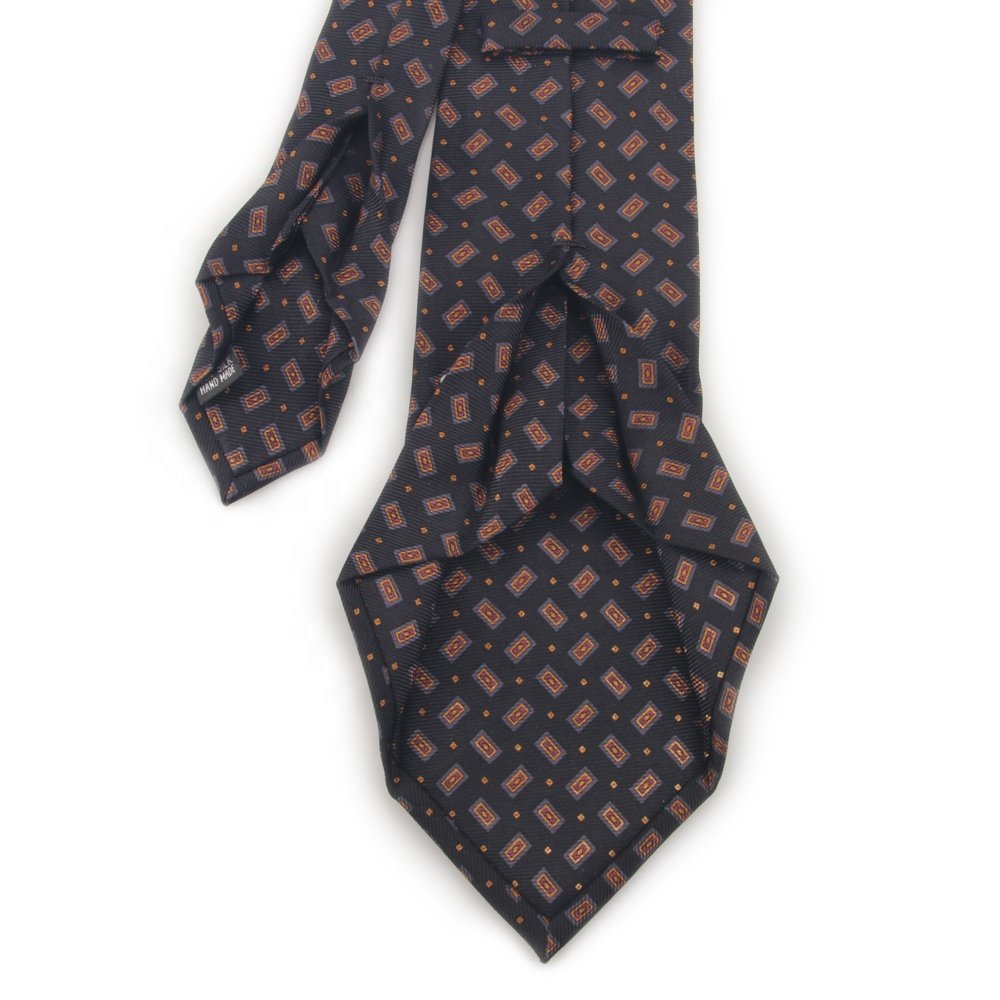 100% Nature Silk Woven Premium Luxury Man Fashion Seven 7 Fold Silk Tie