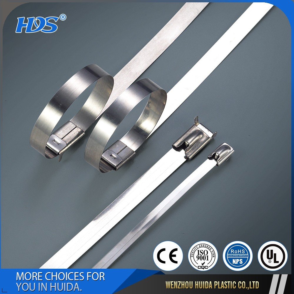 HDS UL Stainless Steel Cable Tie-Ball Lock Type Plastic Manufacturer Cable Zip Multifunctional Color Cable Bundle Ties