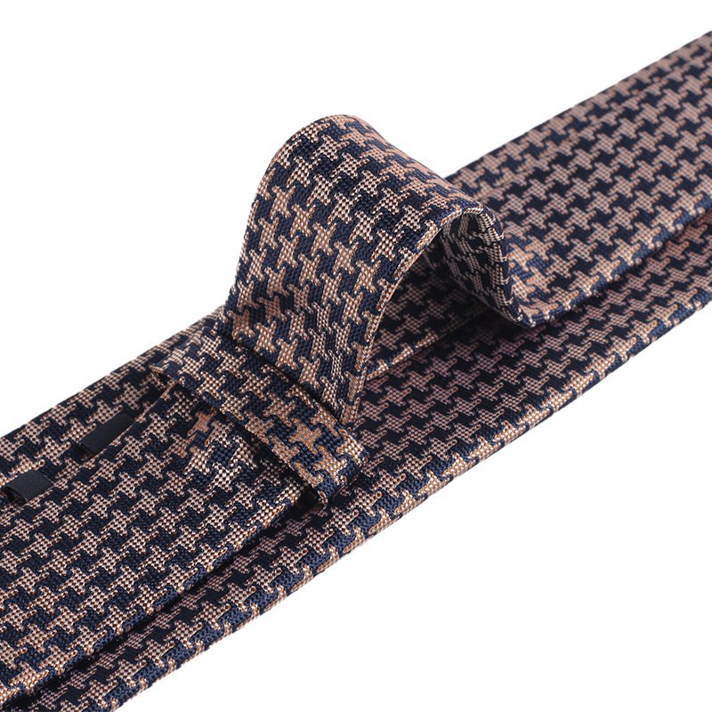 OEM/ODM Business Woven Jacquard Silk Ties Chinese Manufacturer Wholesale 100% Silk Classic Striped Business Tie For Men
