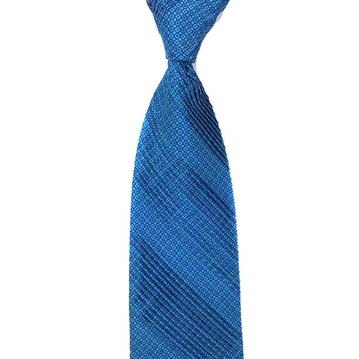 Custom Designs Gravata digital Printed silk Pleated Ties Light Blue Neckties For Men