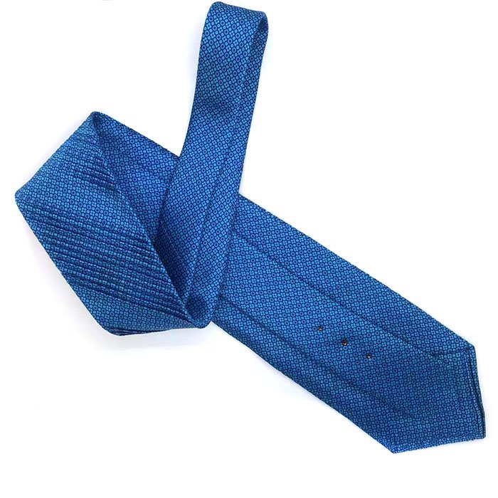 Custom Designs Gravata digital Printed silk Pleated Ties Light Blue Neckties For Men
