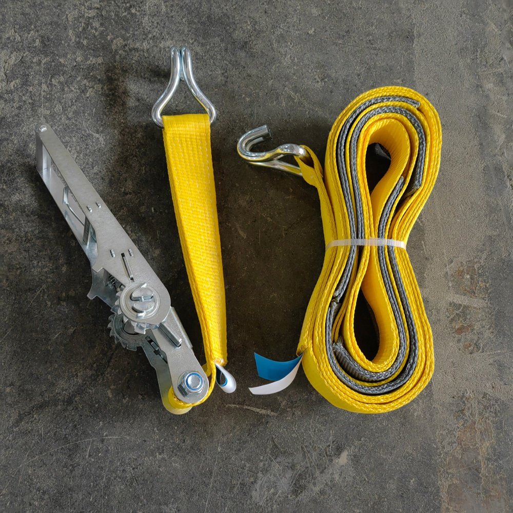 50 mm/2500 kg Cargo Lashing Ratchet Straps And Tie Downs Tie Down Straps Transportation