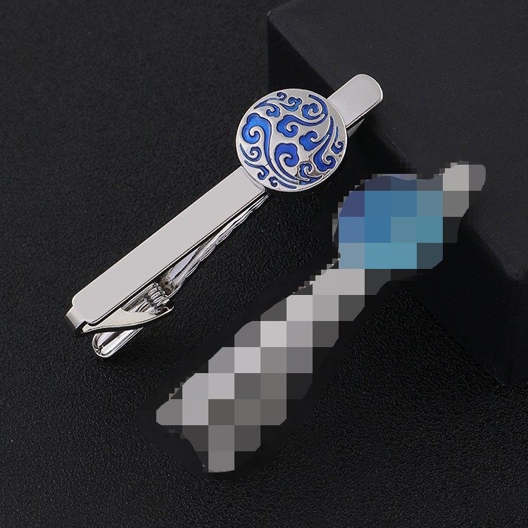 2024 New Men's accessories French business shirt tie clip high-end minimalist collar clip For Men Business Gifts wholesale