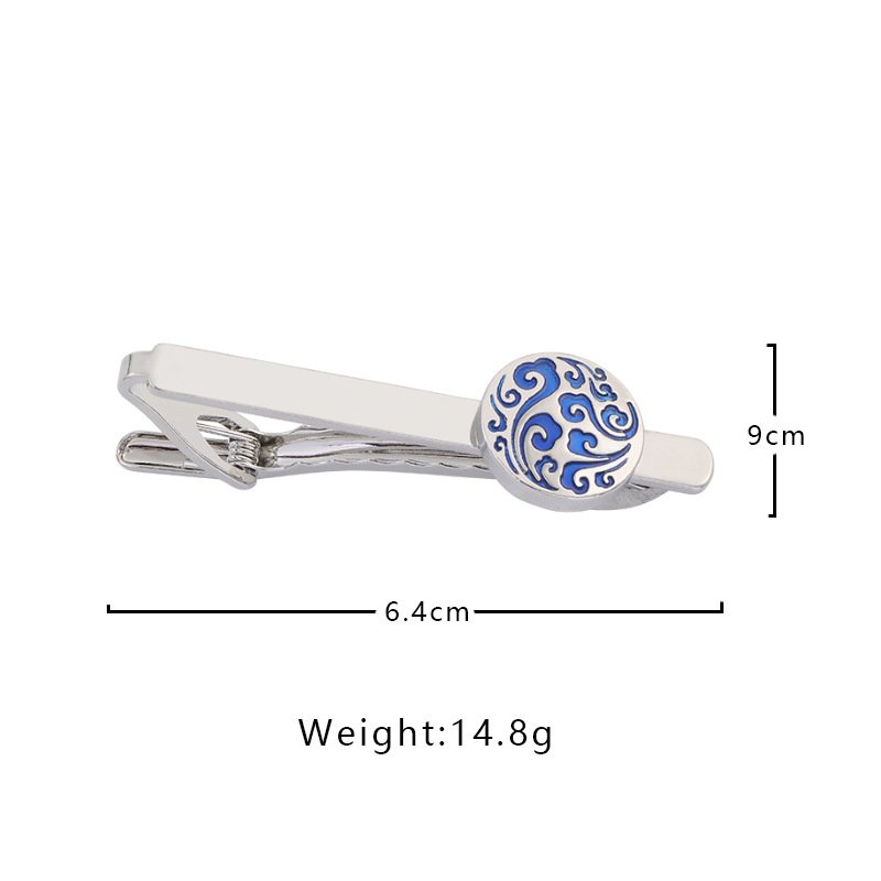 2024 New Men's accessories French business shirt tie clip high-end minimalist collar clip For Men Business Gifts wholesale