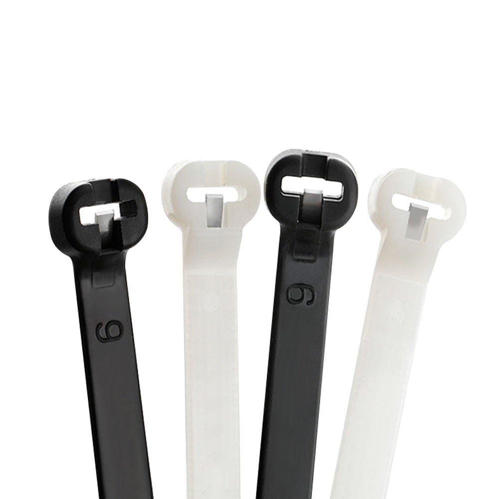 Self Locking Nylon Cable Ties 5X200mm Reusable Nylon Cable Tie 8 Inch Releasable Plastic Zip Ties