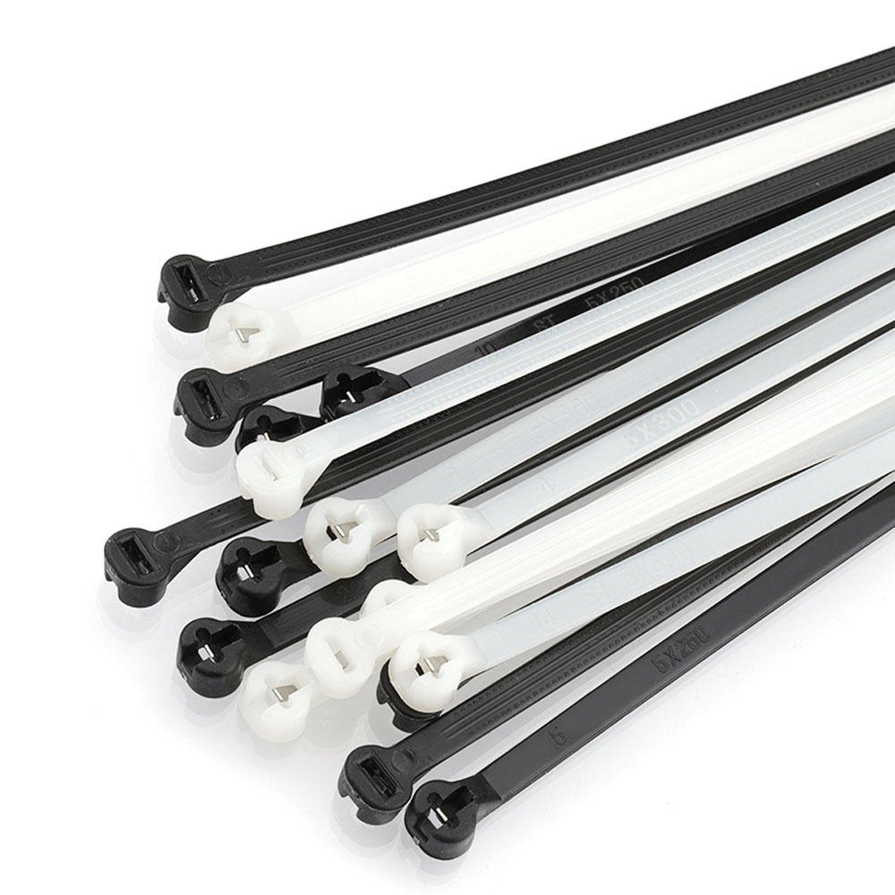Self Locking Nylon Cable Ties 5X200mm Reusable Nylon Cable Tie 8 Inch Releasable Plastic Zip Ties