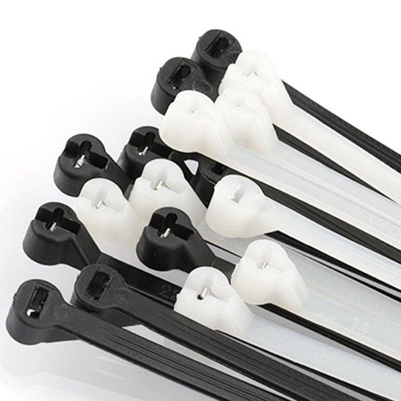 Self Locking Nylon Cable Ties 5X200mm Reusable Nylon Cable Tie 8 Inch Releasable Plastic Zip Ties