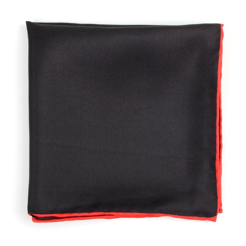 Hamocigia OEM Handkerchiefs HandRolled Multi Colour Private Label Silk Men's Pocket Square