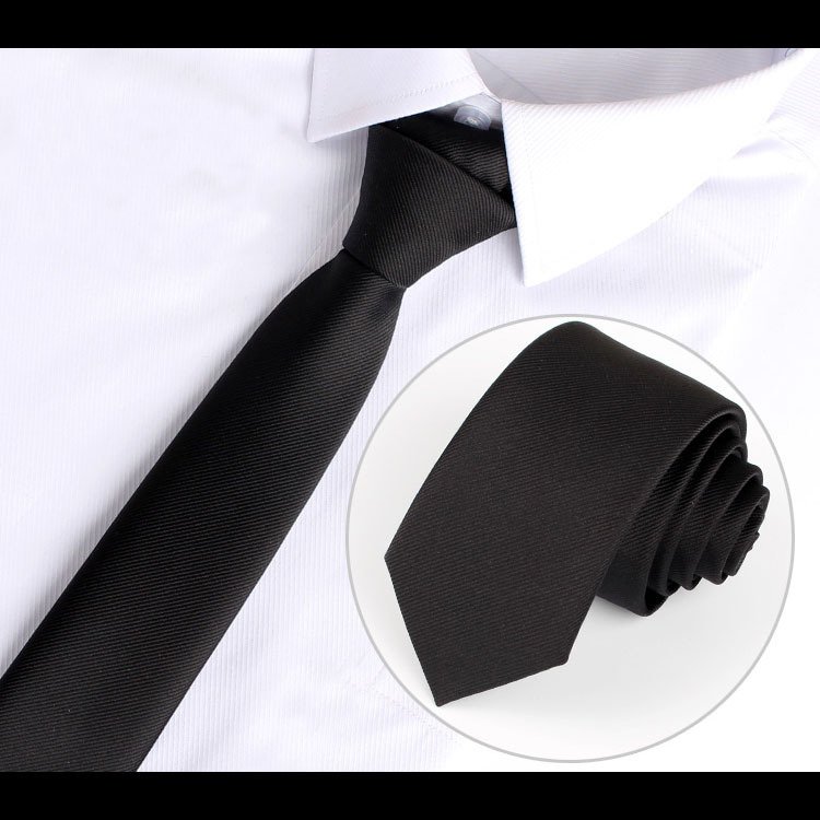 Classic Slim Size Red and Yellow Student School Ties in Plain Colours