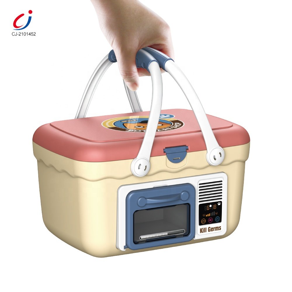 23PCS kids DIY play house toy 2 in 1 hand basket table shop pet care role play set grooming toys feeding toy pet play set