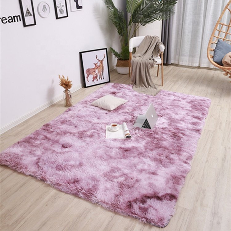 Hot Sale 100% Polyester Tie Dye Fluffy Area center Rugs and Carpets For Living Room Bedding Room bedside rugs living room mat