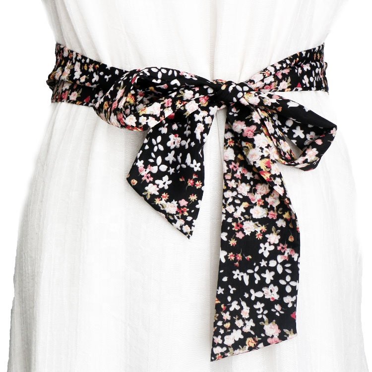 Fashion simple silk scarf tie belt waistband women's decorative accessories belt