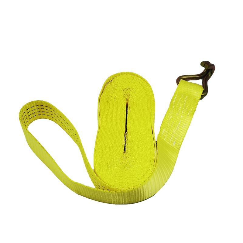 50mm/4Ton/2000daN 10M Heavy Duty Tie Down Cargo Lashing Ratchet Polyester Strap with Double J hooks