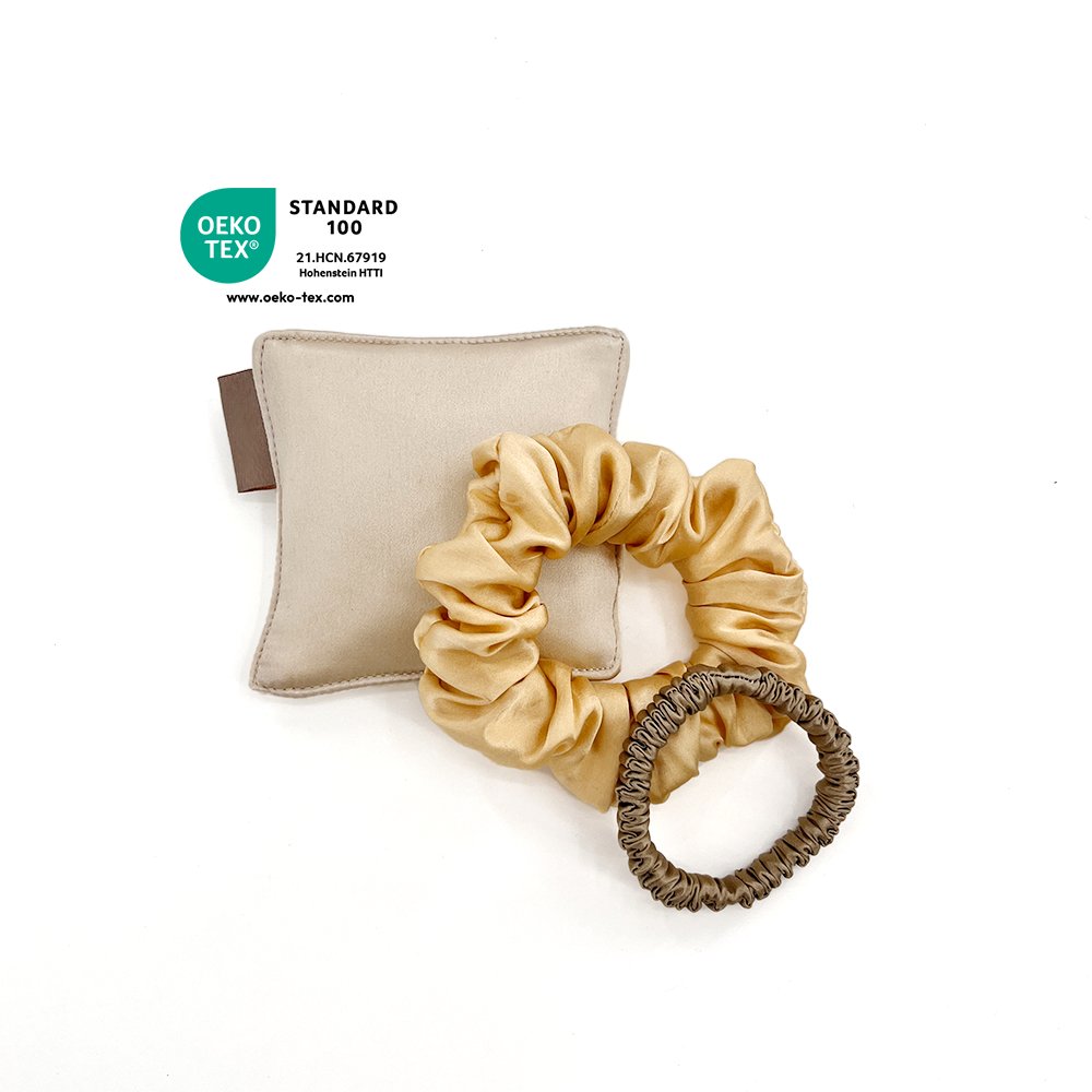16/19/22/25mm Silk Hair Scrunchies skinny red high quality 100% mulberry silk hair scrunchy