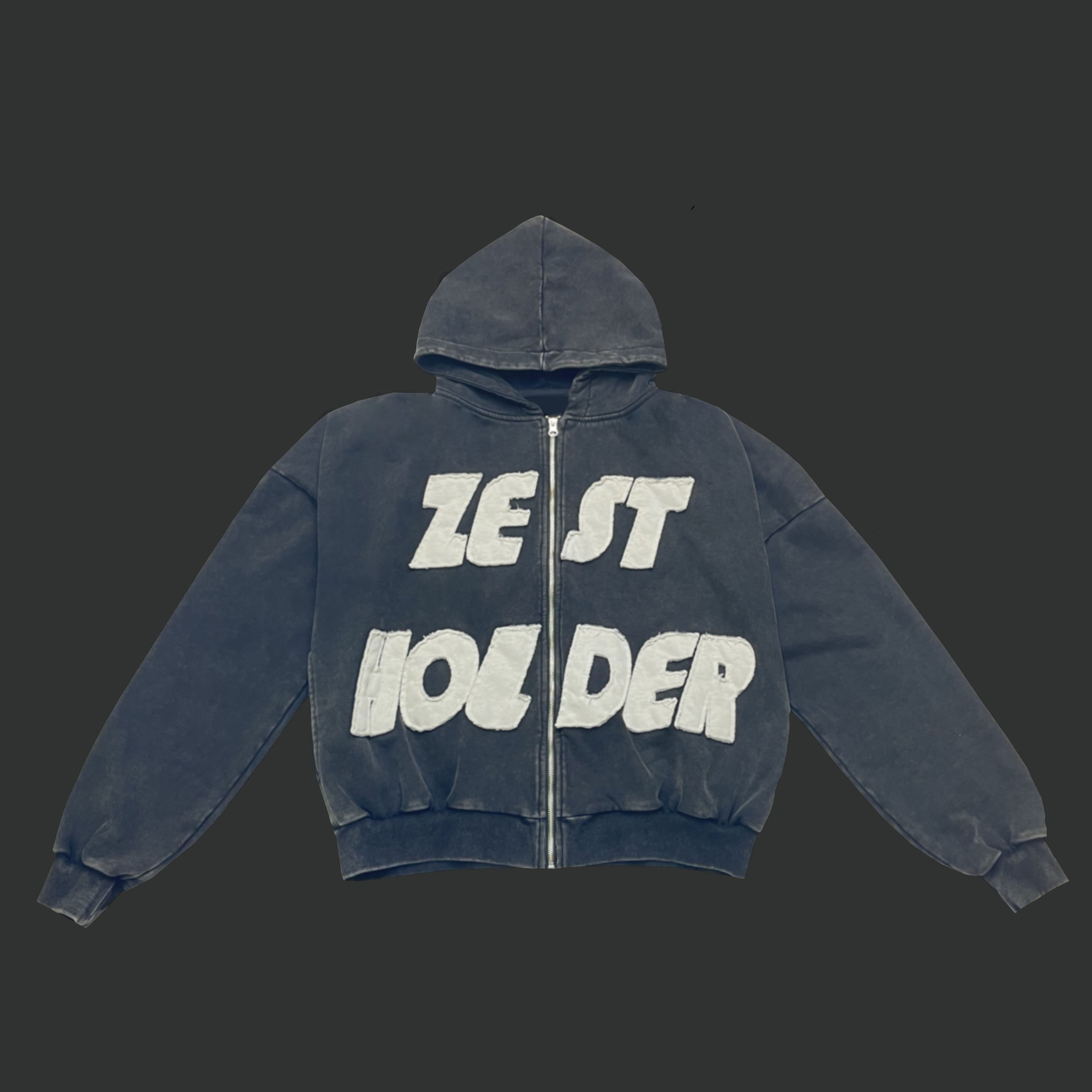 Custom Logo Plain Double Layer Silk Hoodies Men Zipper Hoodies With Hood