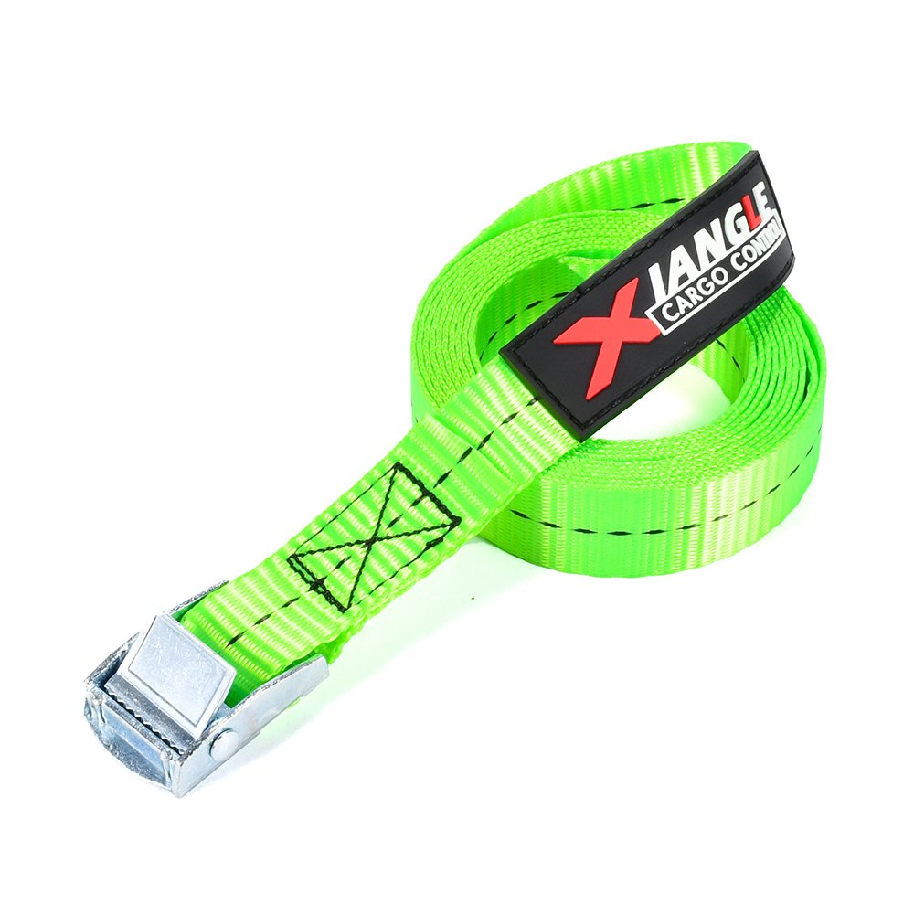 Custom logo 25mm 1" Cargo Lashing Strap 450kg Cam Buckle Tie Down Straps for Kayak
