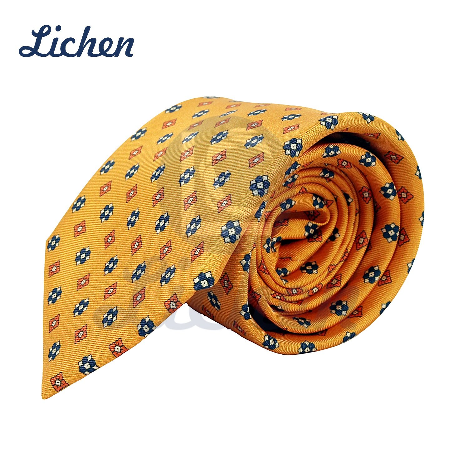 Professional Custom Design 4 Pieces Silk Printed Mens Neck Ties With Double Side Printed Men Classic Scarf