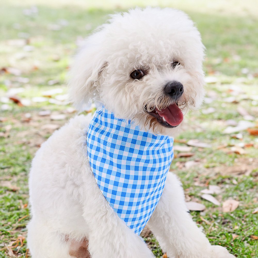 Solid color dog birthday blank large cheap printed custom logo dog bandana DogsWinterPolyester