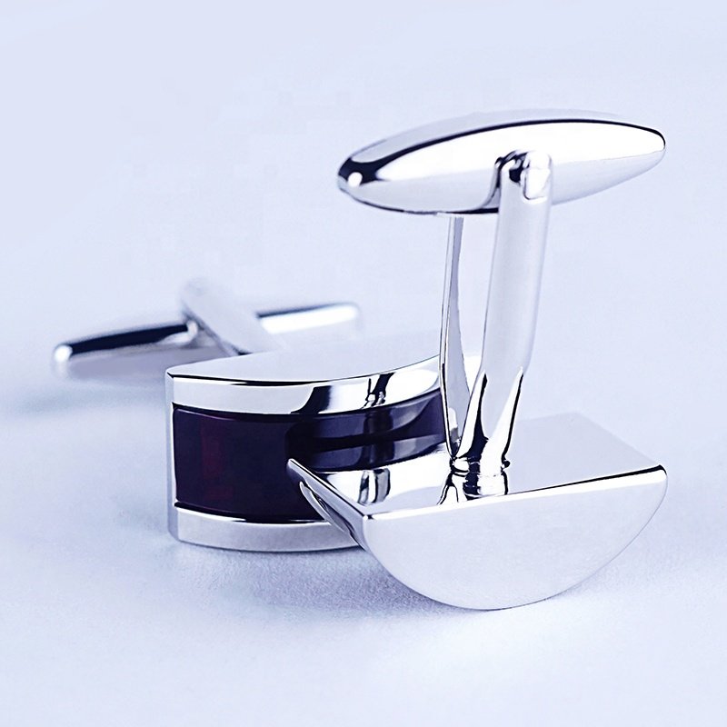 NEW design stone cufflink fashion wholesale price men cuff links accessory big red gemstone cufflinks for shirts