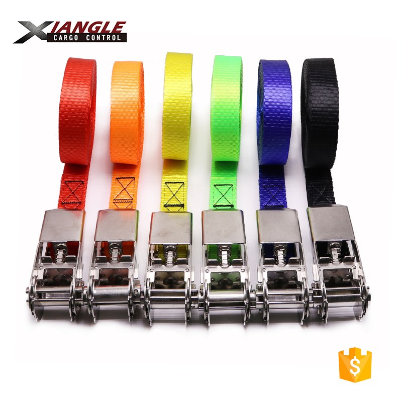 800KGS (1760LBS) Heavy Duty Endless 304 or 316 Stainless Steel Ratchet Tie Down Straps Ratchet