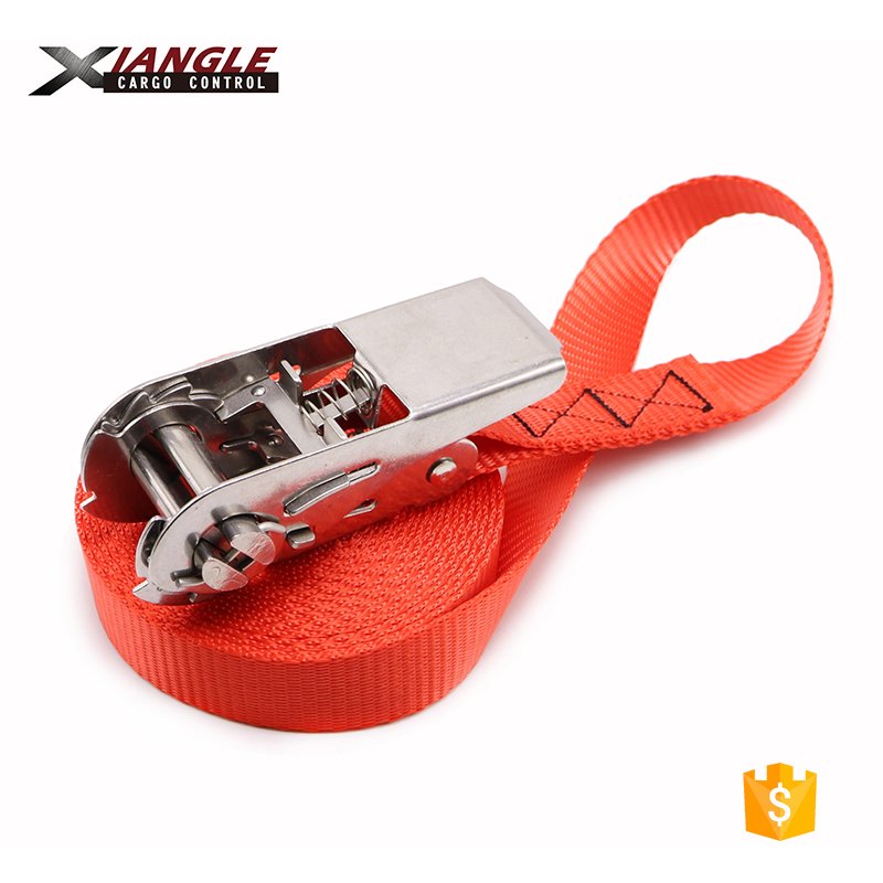 800KGS (1760LBS) Heavy Duty Endless 304 or 316 Stainless Steel Ratchet Tie Down Straps Ratchet