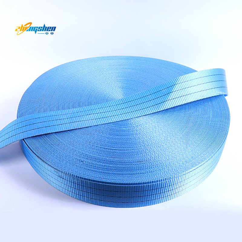 High quality 100% polyester 25 mm 38 mm 50 mm 75 mm width webbing for ratchet strap with best price