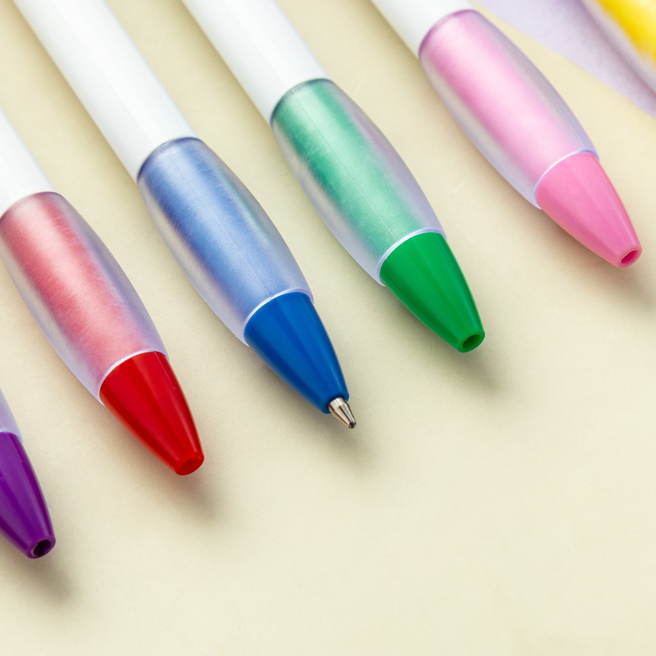 Creative Design Silk Ribbon Click Pen with Bow Tie Customizable Logo for AIDS Day Advertising Office Supply & Promotion