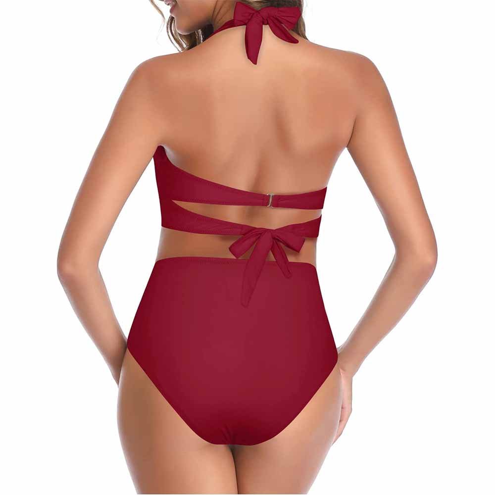 Latest Style Girls Bikini Sets Red color Polyester Made Tight Fit Sports Beach Wear Swimming Suits Made in Pakistan