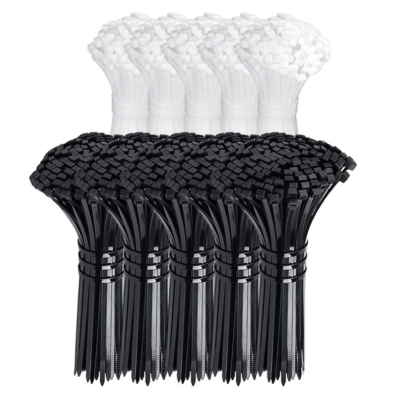 Zip Ties Reusable Cable Ties Self Locking Nylon Cable Ties, Plastic Tie Straps, 2.5x100 Mm Plastic Wire Tie