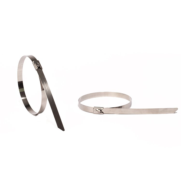 siver stainless steel 201/304 cable tie used for automotive and others