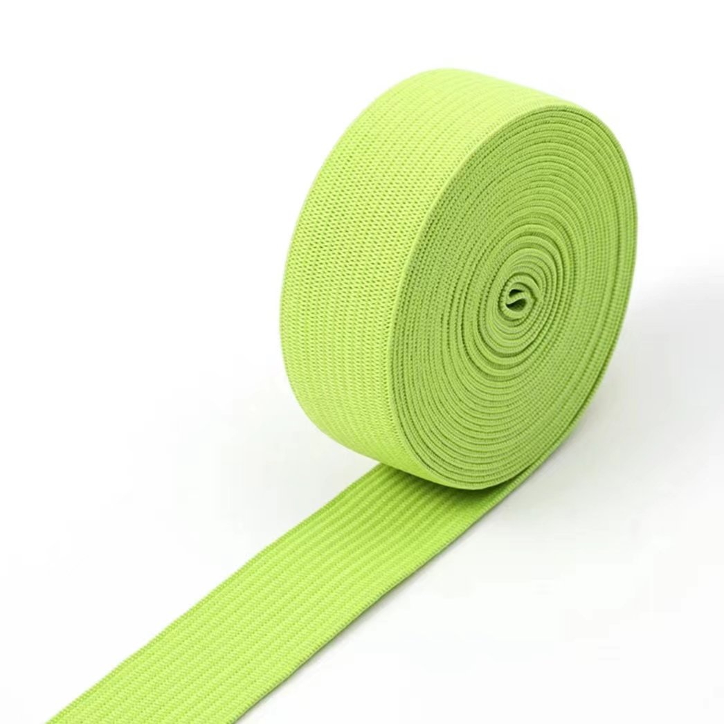 Custom Color Thickened Elastic Webbing Pants Waistband Garment Accessories Webbing Da Dance Ribbons for Point Shoes Shoes Straps