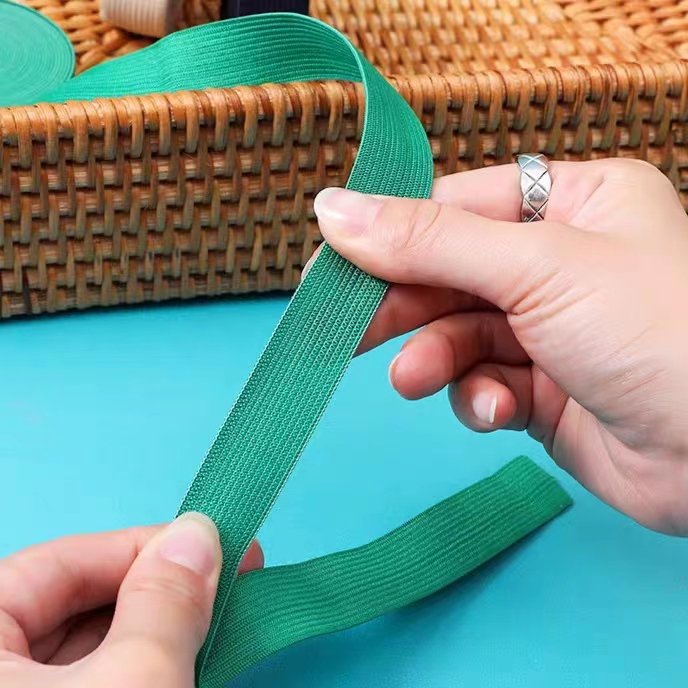 Custom Color Thickened Elastic Webbing Pants Waistband Garment Accessories Webbing Da Dance Ribbons for Point Shoes Shoes Straps