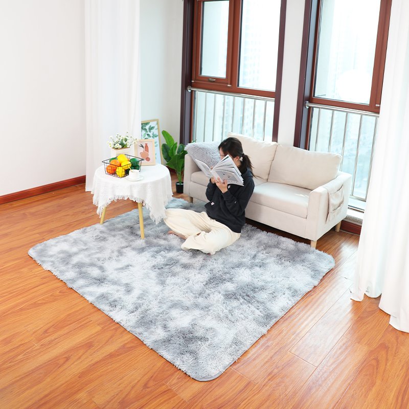 Luxury Hotel Carpet Area Rugs for Living Room Black Gold Navy Red Blue and Gray Polyester Plush Modern Machine Made tufted 10pcs