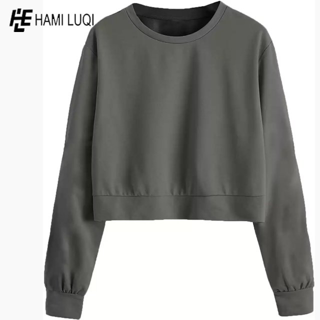Wholesale fashionable Solid t shirt cropped ladies t-shirt women tops crop top t shirts Women's T-Shirts premium, slim