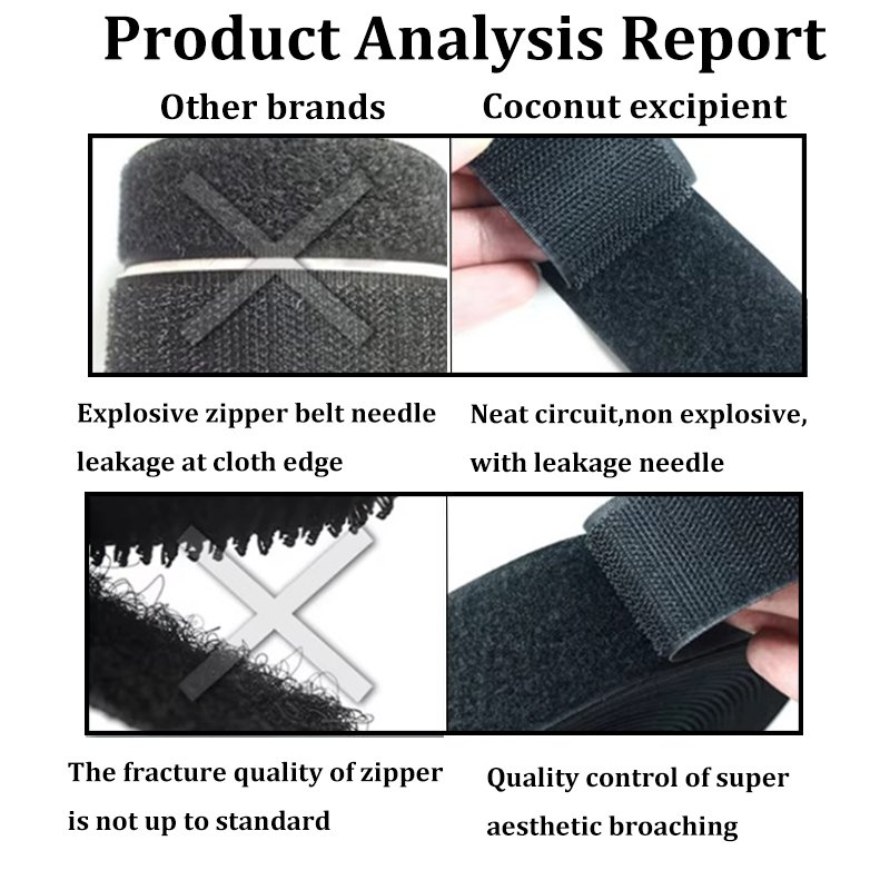 Manufacturer Wholesale Price Cable Management Velcro Ties Adjustable Cable Polyester Nylon Hook and Loop Adhesive Tape