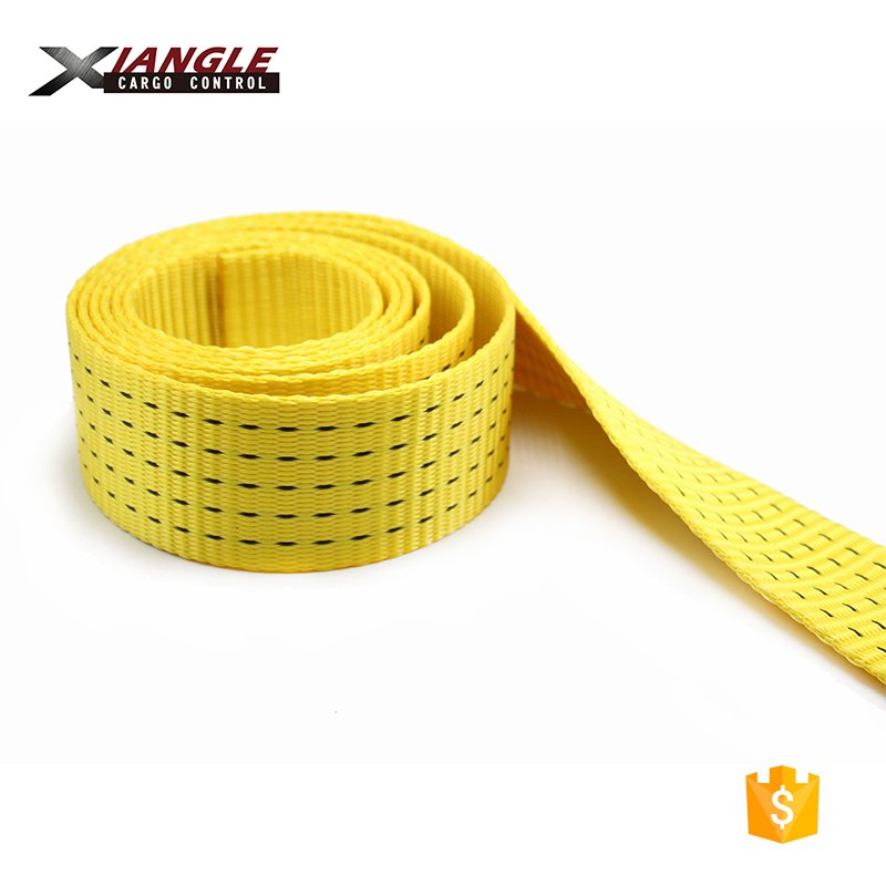 Best price heavy duty high strength webbing 2 inch polyester webbing load belt for tie down strap