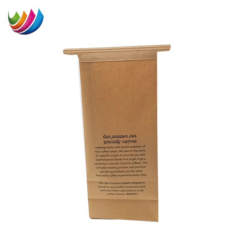 Customized Moisture-proof Tin Tie kraft paper stand up tea heat-sealed coffee packaging bags