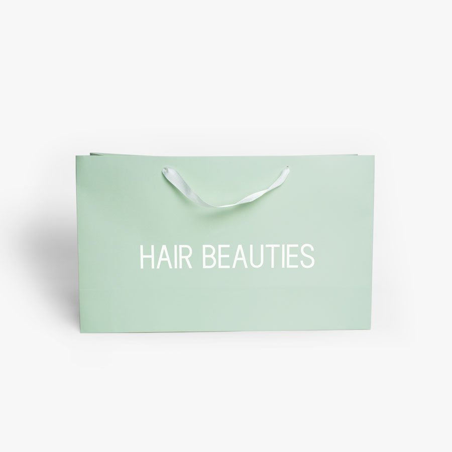 Custom Printed Your Own Logo Shopping Paper Bag With Ribbon Handles White Brown Kraft Paper Cardboard For Boutique Gift Jewelry