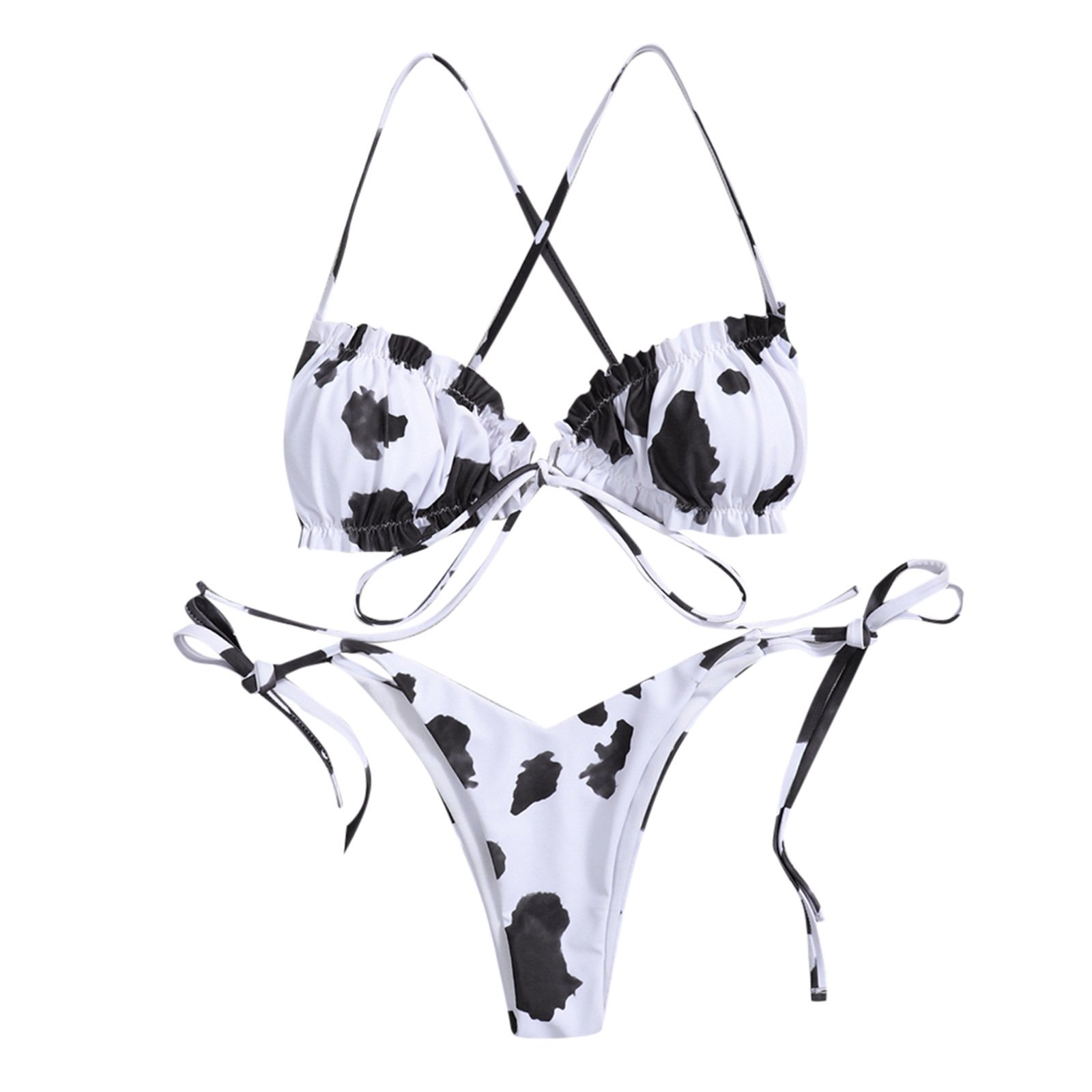 2024 New Hot Two Piece Swimsuit Women Fitness Swimwear Butterfly Printed Bikini Set Bikini Luxury Swimwear Women