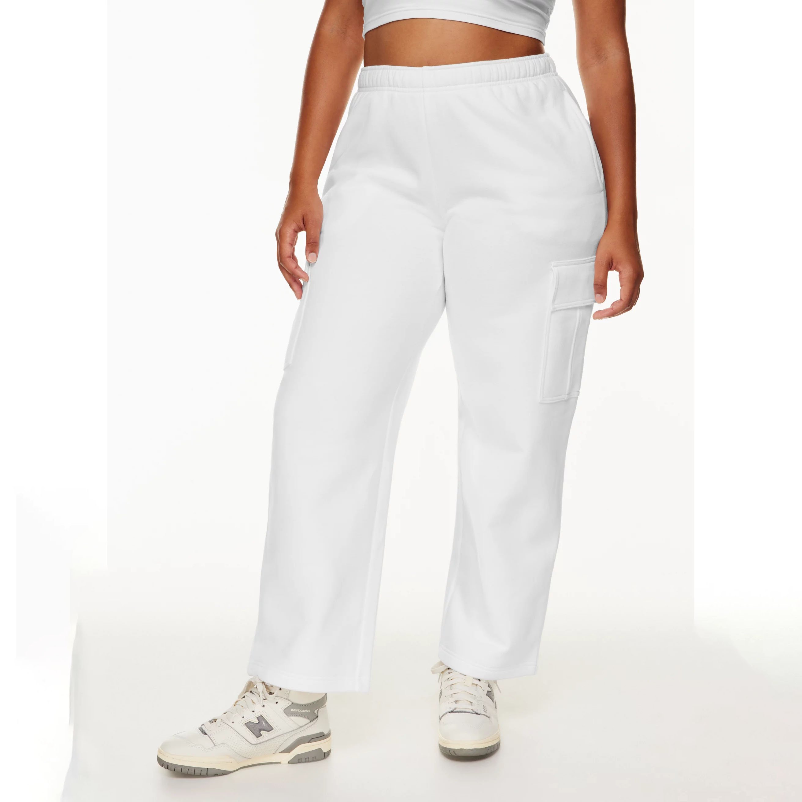 Best Quality Polyester Fabric Cool Look Cargo Trouser Pants With Pocket Drawstring In Various Colors For Women