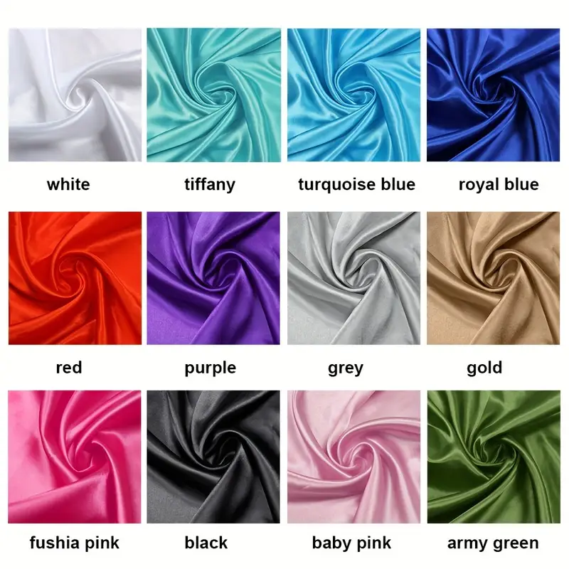 Custom Non-toxic SNOW SILK 100% Pure Mulberry Silk Fabric 16/19/22/25MM Plain Dyed Charmeuse OEKO TEX 100