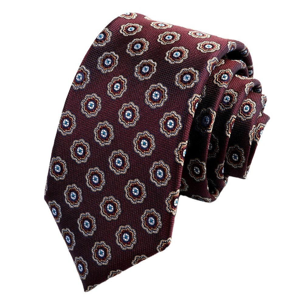 Hamocigia Shengzhou Factory Custom Handmade Woven Jacquard Organic Natural Silk Tie