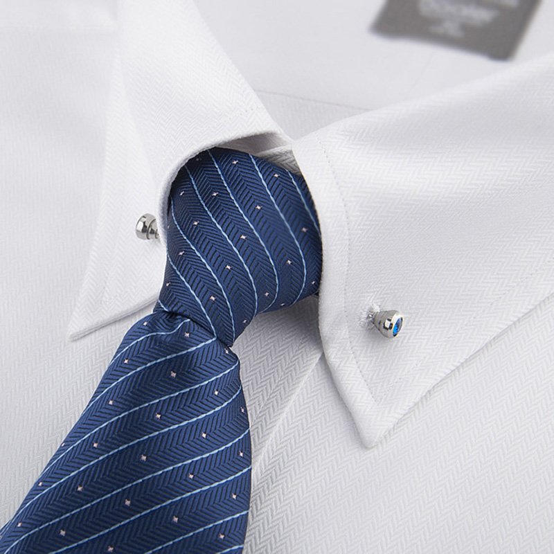 crystal tie collar bar Mens Shirt Collar Pin Necktie Tie Clip Clasp Brooch Bar Barbell Lapel Stick Collars buckle