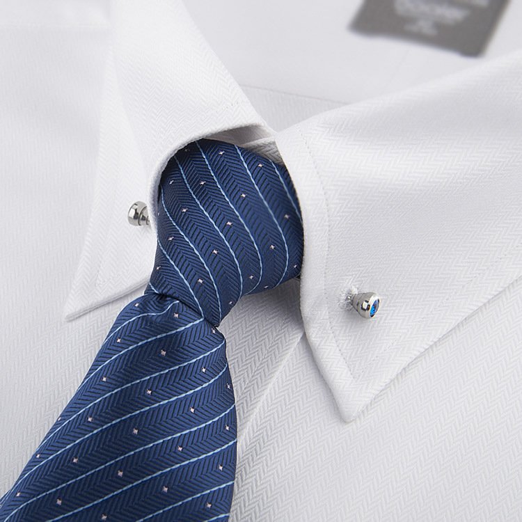 crystal tie collar bar Mens Shirt Collar Pin Necktie Tie Clip Clasp Brooch Bar Barbell Lapel Stick Collars buckle