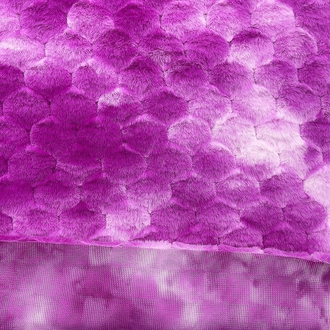 Wholesale Toy Minky dots Tie Dyed Supersoft Plush Fleece Fabric for toys for slippers