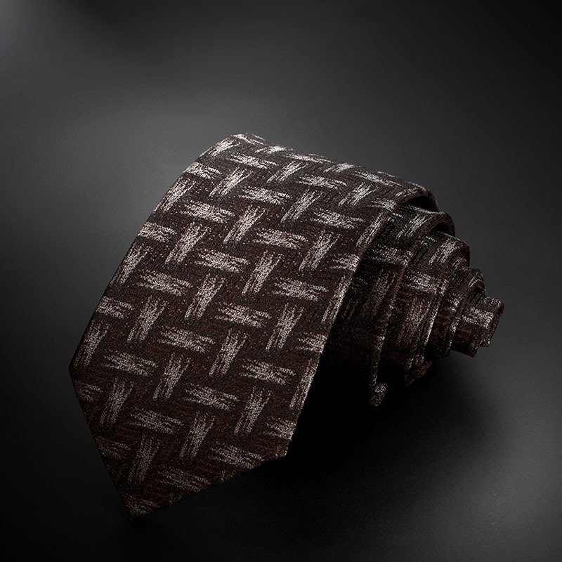 Men's business career formal plaid twill multi-style arrow type cotton 7cm hand tie