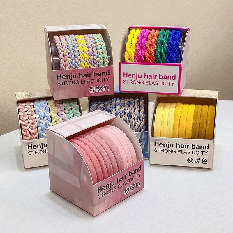 Candy-Colored Hair Ties Soft and Stylish Rope for Women and Girls