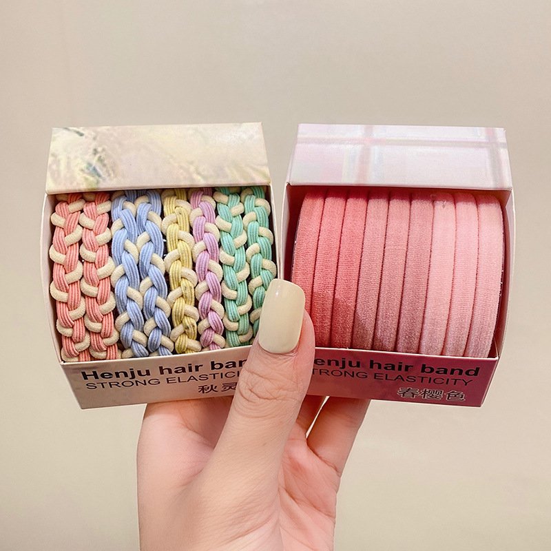 Candy-Colored Hair Ties Soft and Stylish Rope for Women and Girls